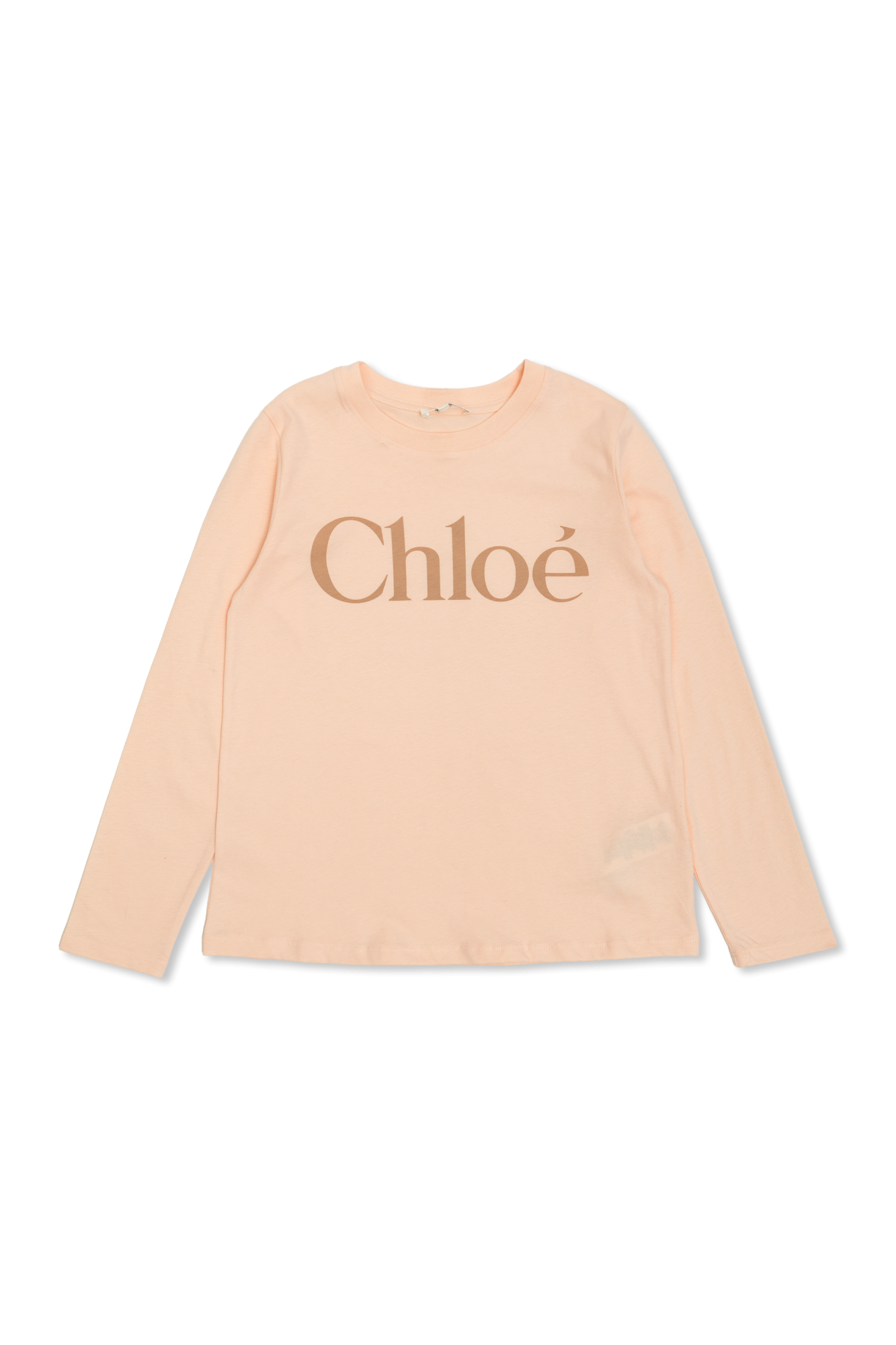 Pink Top with printed logo Chloé Kids - Vitkac Canada